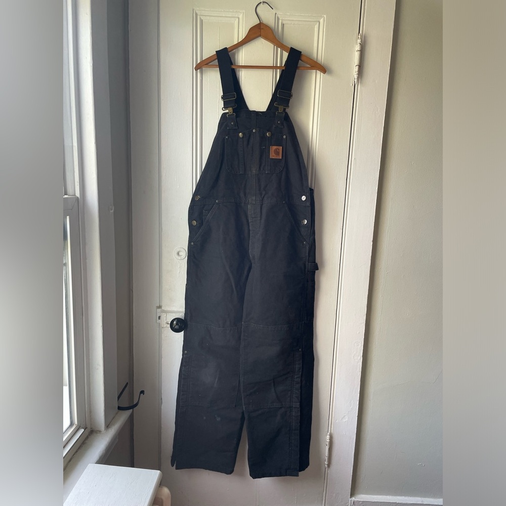 Men’s Carhartt winter weight duck bib overalls